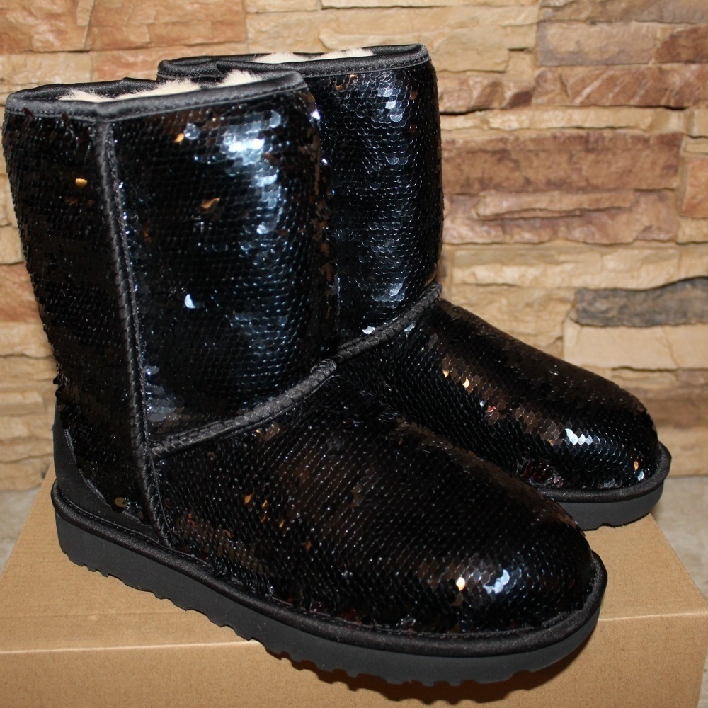 UGG SEQUIN‎ SPARKLE Classic Boots NEW
